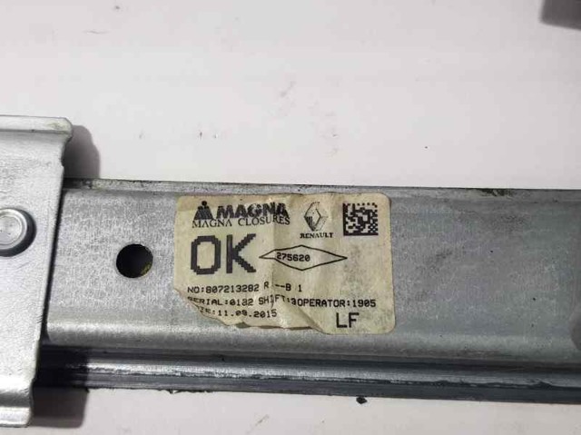 807213282R RENAULT Mecanismo de elevalunas delantero izquierdo  en stock Gandía