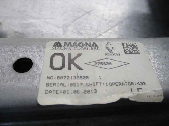 Mecanismo de elevalunas, puerta delantera izquierda Renault LOGAN 2 L52