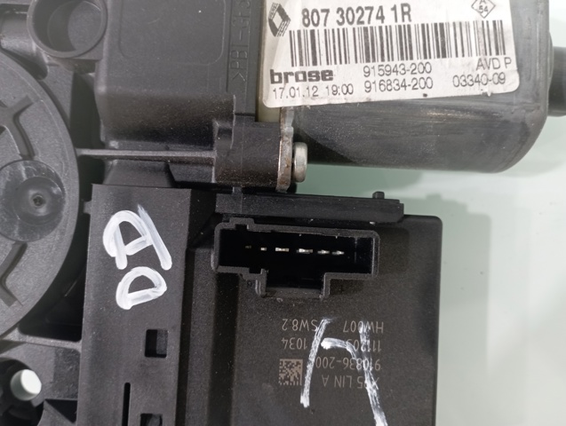 807302741R RENAULT Motor del elevalunas de la puerta delantera derecha comprar Alcalá