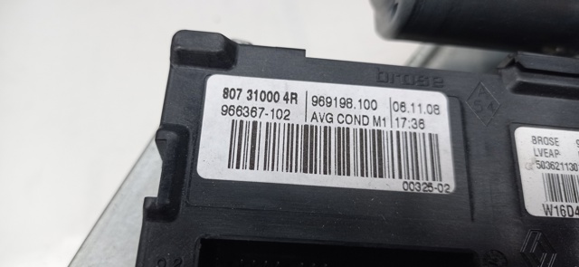 807310004R Motor del elevalunas de la puerta trasera izquierda  disponible Burgos