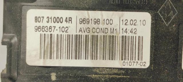 RENAULT 807310004R Motor del elevalunas de la puerta trasera izquierda  comprar en Albacete