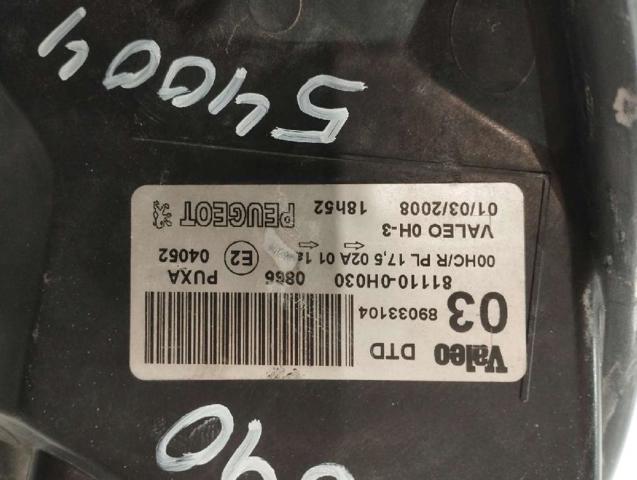 811100H030 Faro derecho comprar Girona