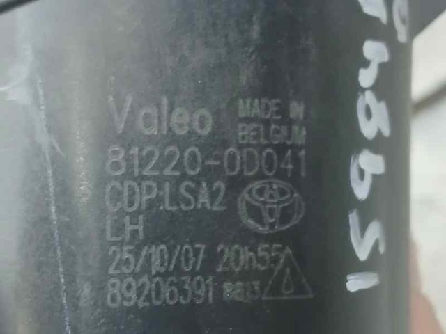 TOYOTA 812200D041 Faro antiniebla izquierdo  comprar en Murcia