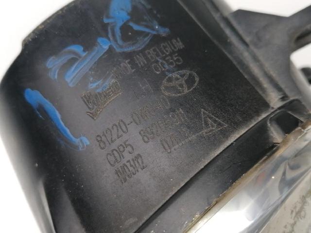 TOYOTA 812200W040 Luz antiniebla izquierdo  en stock Salamanca