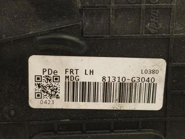 HYUNDAI 81310G3040 Cerradura de puerta delantera izquierda  disponible Valladolid