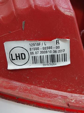 TOYOTA 8155102380 Piloto trasero derecho comprar Pamplona