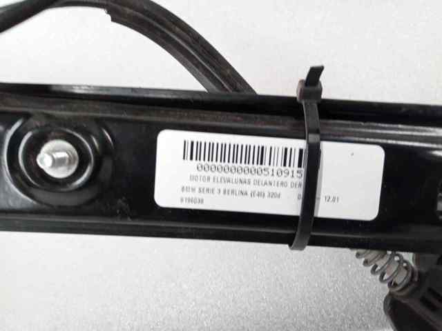 8196038 BMW Mecanismo de elevalunas de la puerta delantera derecha  disponible Ourense