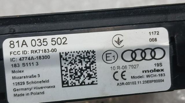 VAG 81A035502 Cargador de batería comprar Tarragona