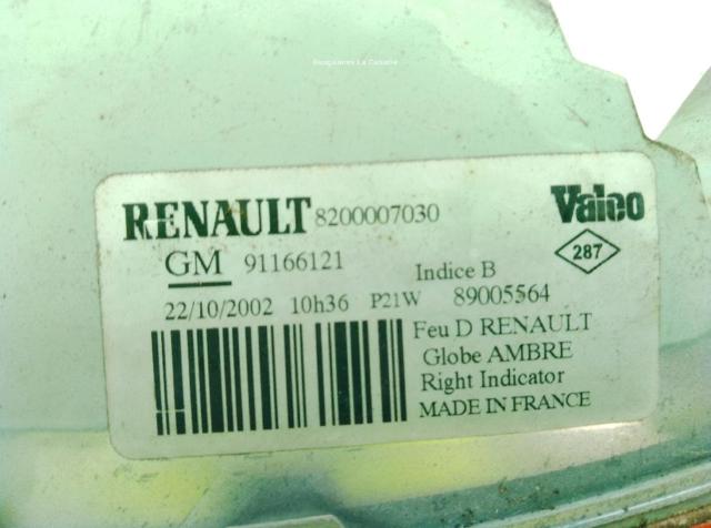 8200007030 RENAULT Piloto intermitente derecho  comprar en Lleida