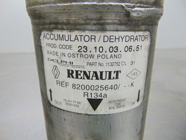 RENAULT 8200025640 Recibidor-secador del aire acondicionado  disponible Valladolid