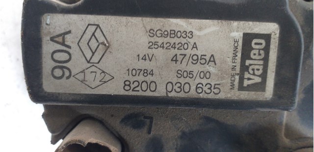 RENAULT 8200030635 Alternador comprar Barcelona