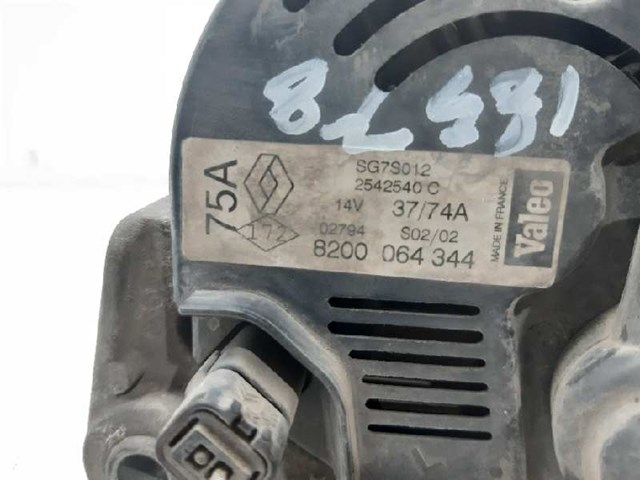 RENAULT 8200064344 Alternador  comprar en Ponferrada