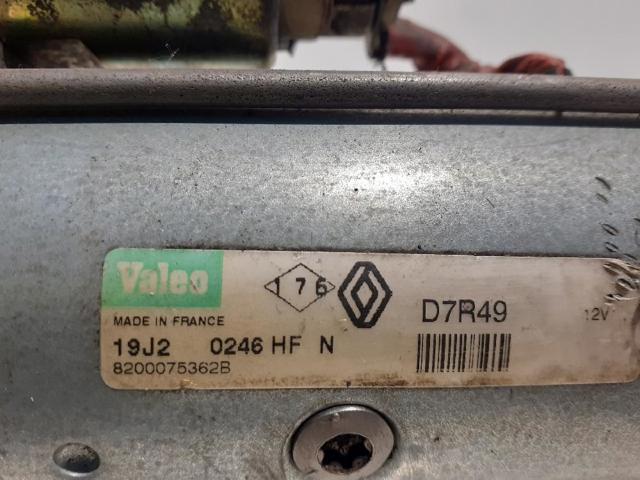 NISSAN 8200075362B Motor de arranque  en stock Valencia
