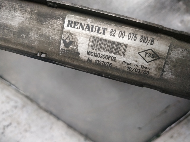 Radiador de aire de admisión Renault Espace 4 JK0