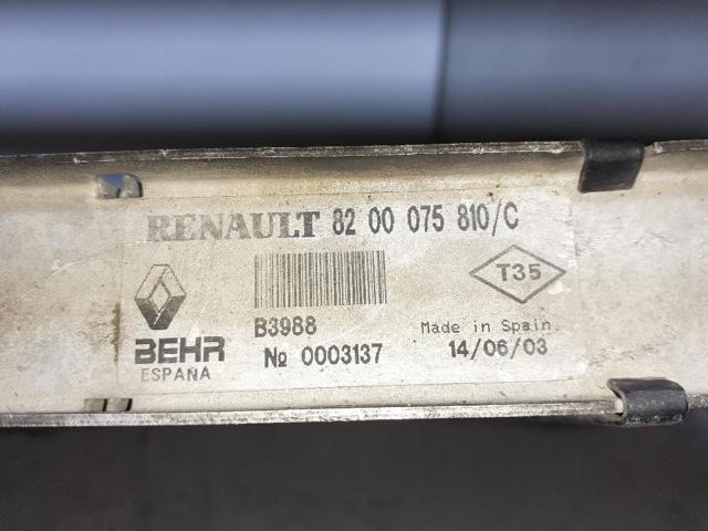 RENAULT 8200075810C Intercooler  comprar en Albacete