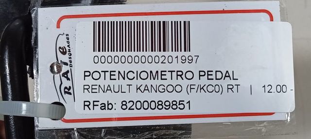 RENAULT 8200089851 Sensor de posición del pedal del acelerador  disponible Lugo