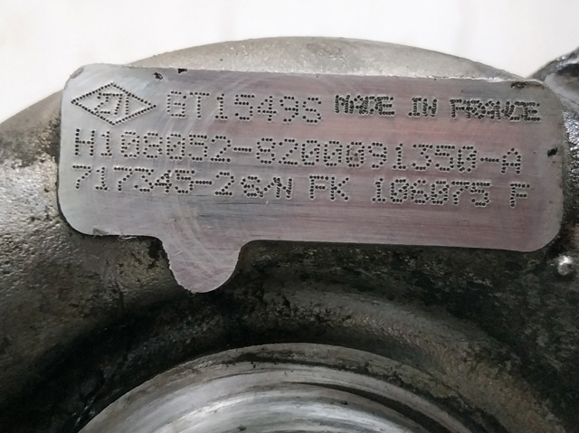 Turbocompresor Renault Scenic 1 JA0, JA1, FA0