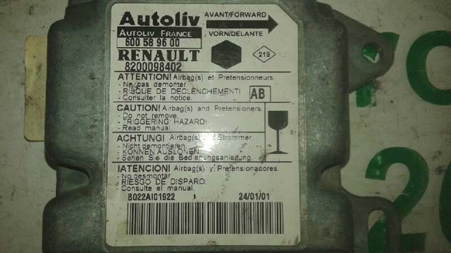 RENAULT 8200098402  en stock Valencia