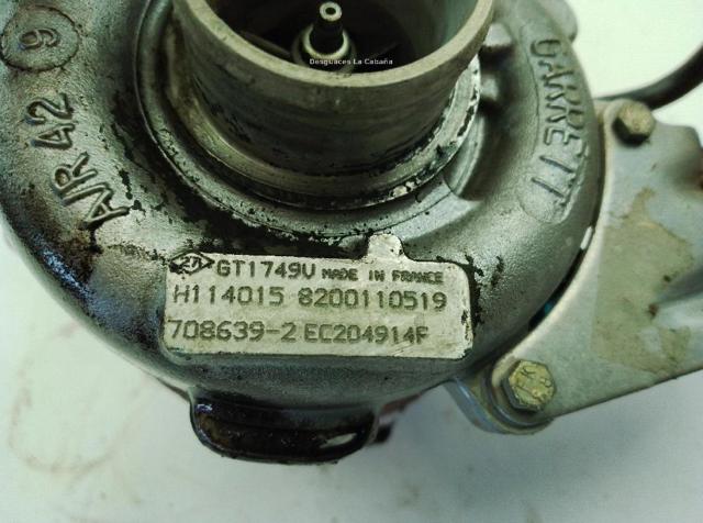 8200110519 RENAULT Turbocompresor  disponible Alicante