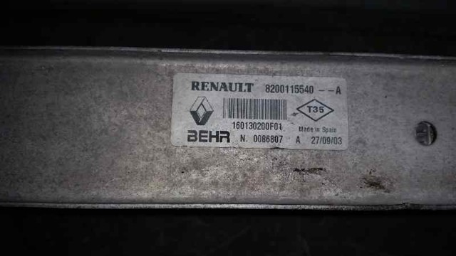 RENAULT 8200115540A Intercooler  en stock Salamanca