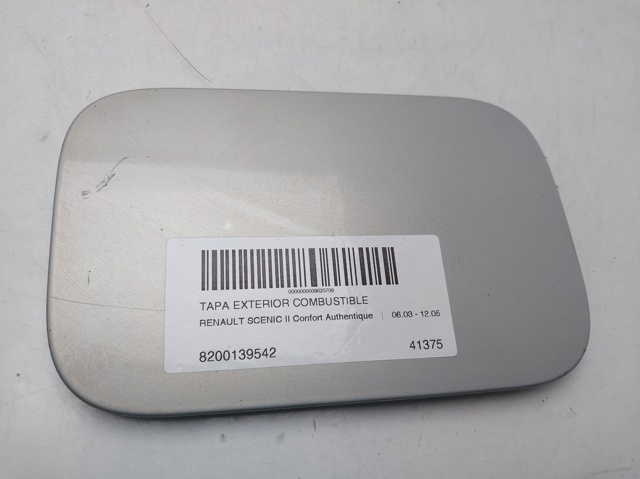 Tapa exterior de tanque combustible Renault Scenic II (2003-2009)