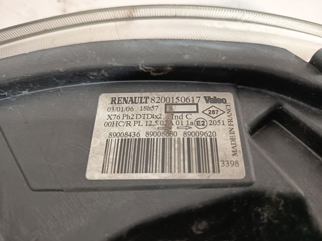 RENAULT 8200150617 Faro derecho comprar Pamplona