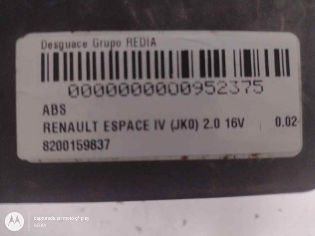RENAULT 8200159837 Módulo hidráulico de ABS  disponible Valladolid