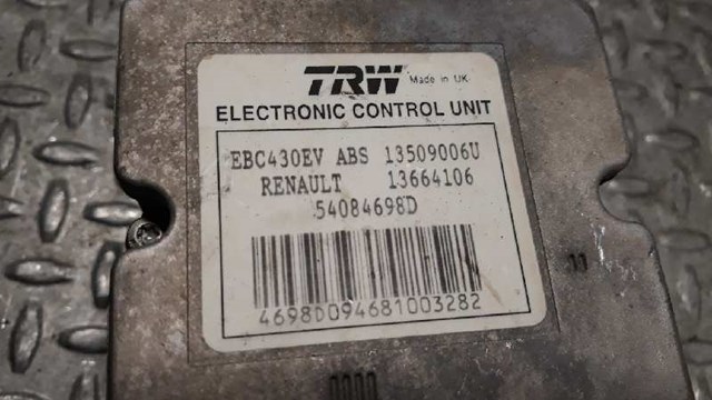 Módulo hidráulico ABS Renault Trafic 2 FL