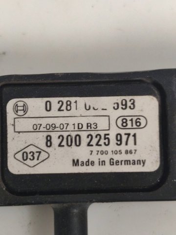 8200225971 Sensor de presión de sobrealimentación  en stock Sabadell