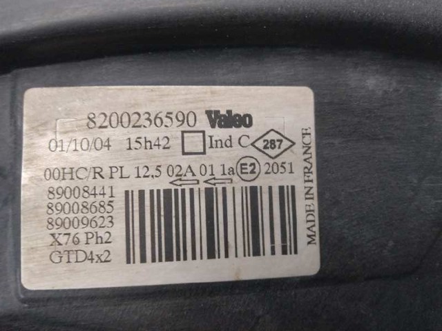 8200236590 RENAULT Faro izquierdo  comprar en Lleida