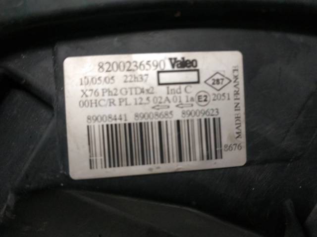 Faro izquierdo Renault Kangoo 1 KC0, KC1