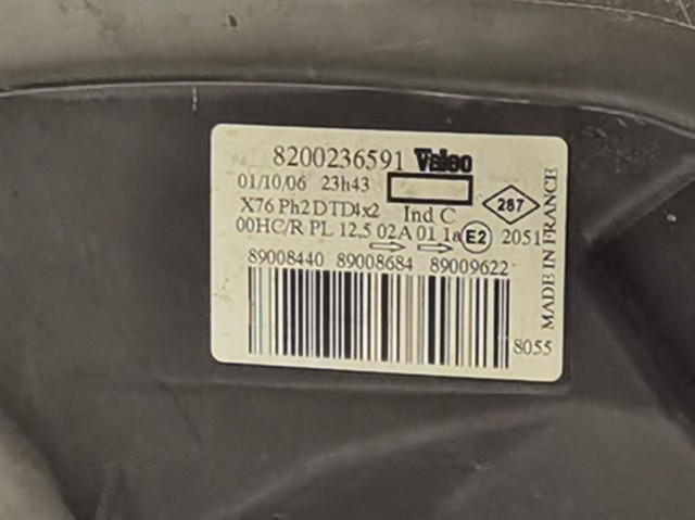 Faro derecho Renault Kangoo 1 KC0, KC1