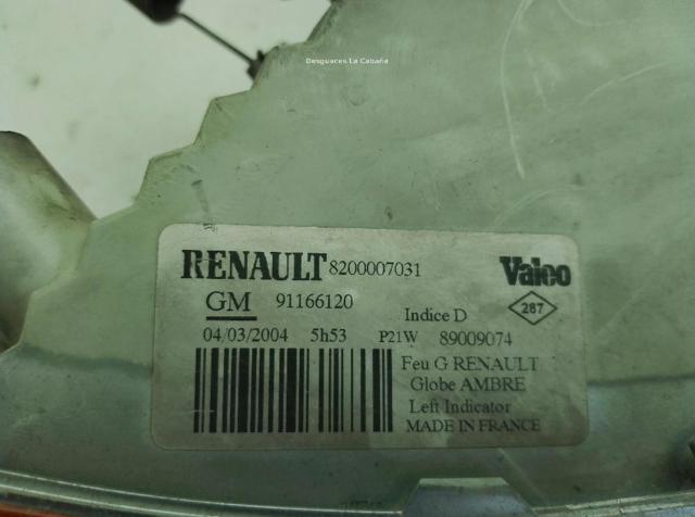 RENAULT 8200257684 Luz intermitente de guardabarros comprar Barcelona