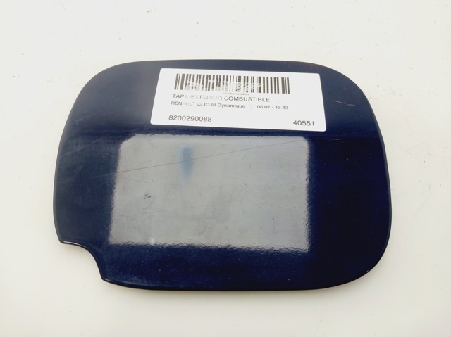 Tapa exterior de tanque combustible Renault Clio III (2005-2014)