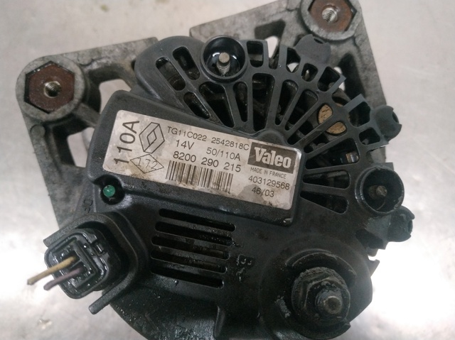 RENAULT 8200290215 Alternador  en stock Valencia