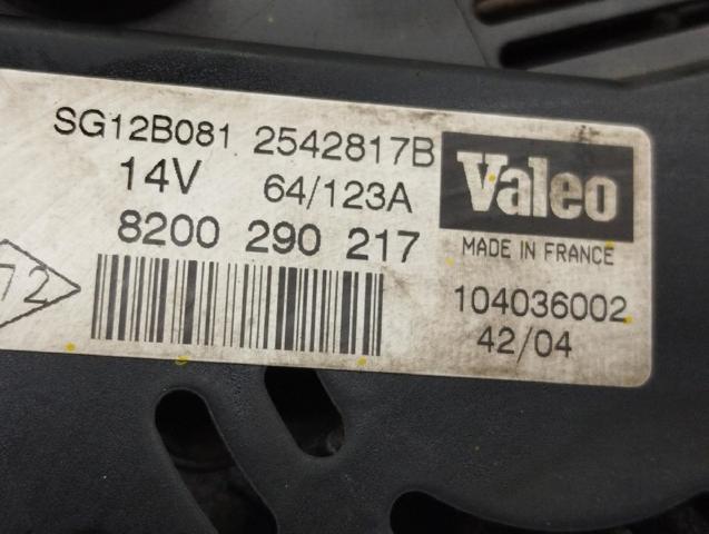 NISSAN 8200290217 Alternador  comprar en Albacete