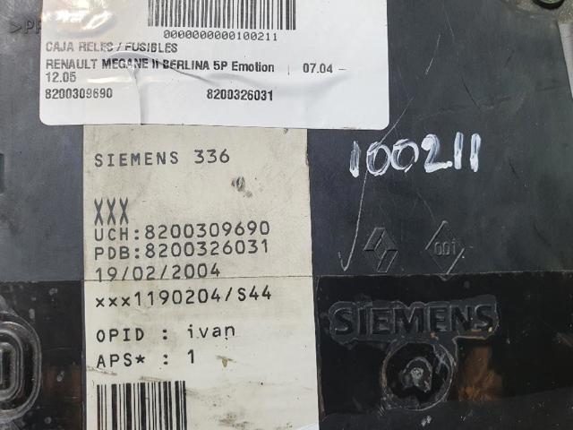 RENAULT 8200309690 Módulo de confort  en stock Salamanca