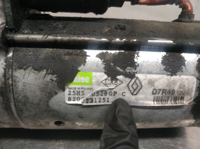 Motor de arranque Renault Trafic 2 FL