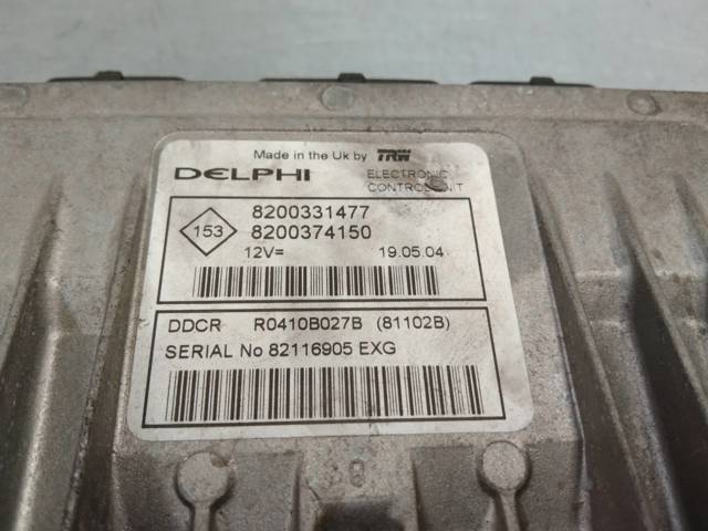 RENAULT 8200331477 Unidad de control del motor (ECU)  comprar en Ponferrada
