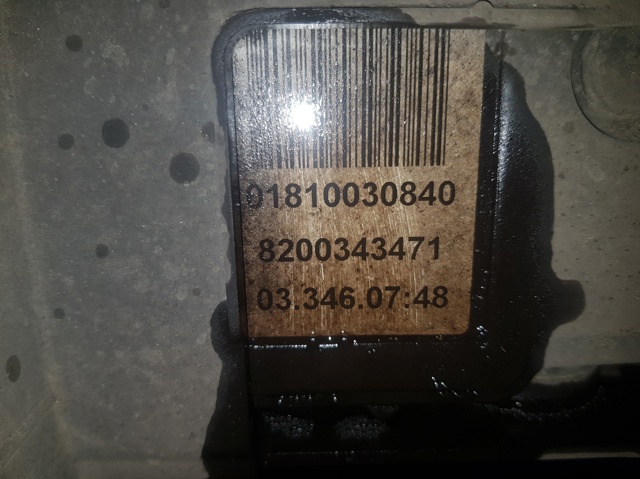 Unidad De Control (Modulo) Del Freno De Estacionamiento Electromecanico 8200343471 Renault (RVI)