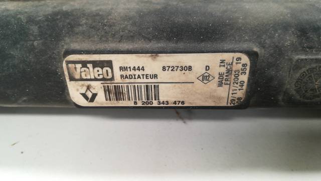 RENAULT 8200343476 Radiador comprar Barcelona