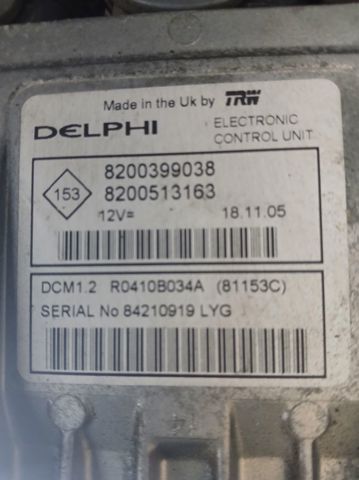 RENAULT 8200399038 ECU  en stock Salamanca