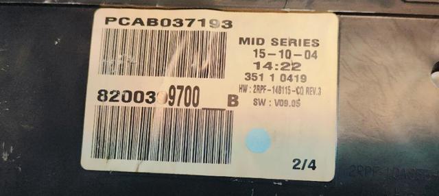 RENAULT 8200399700 Tablero de instrumentos  disponible Valladolid