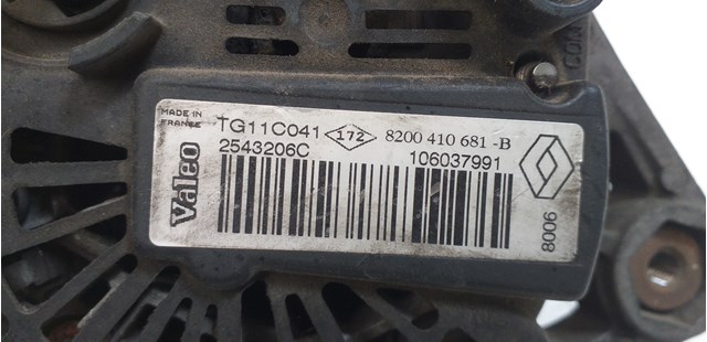 RENAULT 8200410681B Alternador  en stock Valencia