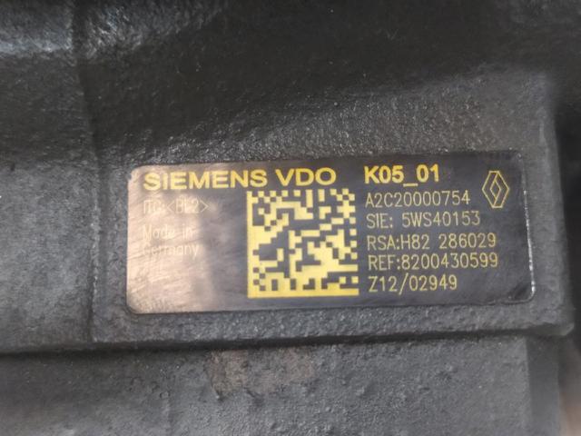 Bomba de alta presión Renault Laguna 3 BT0, BT1
