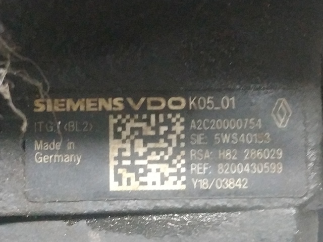 Bomba de alta presión Renault Laguna 3 BT0, BT1