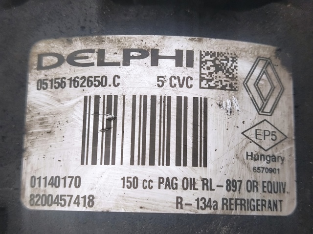 8200457418 RENAULT Compresor de aire acondicionado  en stock Gandía