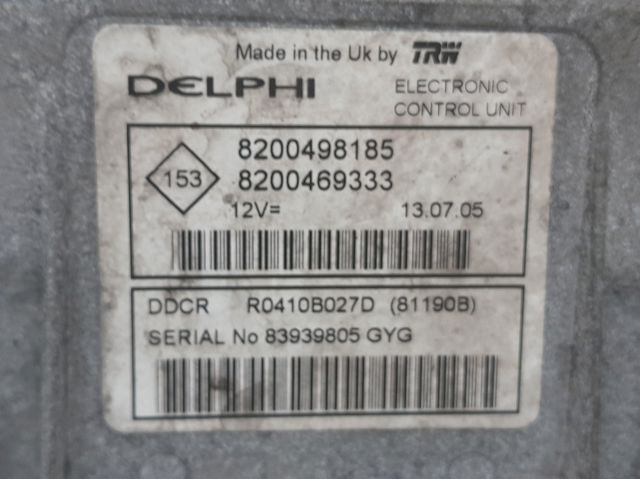 8200498185 Módulo de control de inyección de combustible (ECU) comprar Girona