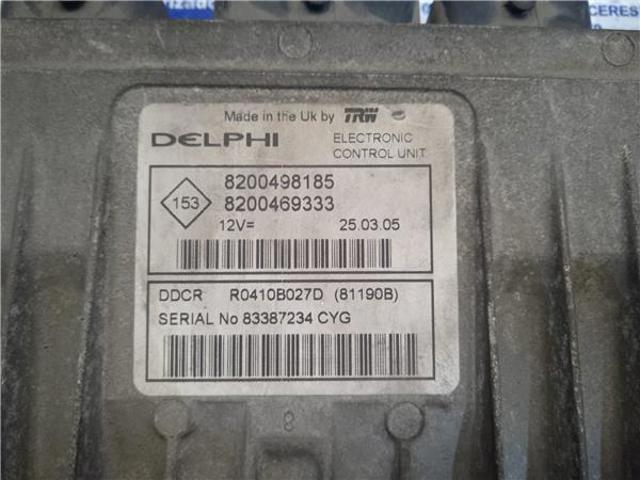 8200498185 RENAULT Módulo de control de inyección de combustible (ECU) comprar Bilbao