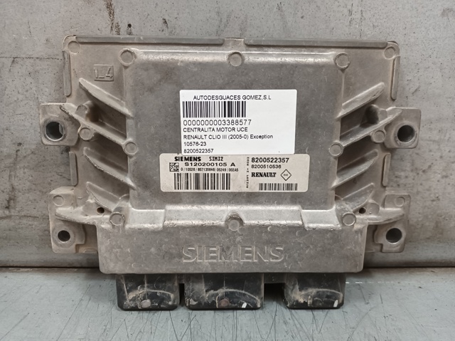 RENAULT 8200522357 Unidad de control del motor (ECU)  disponible España
